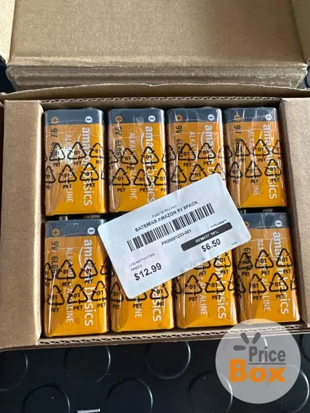 BATERIAS AMAZON 9V 8PACK
