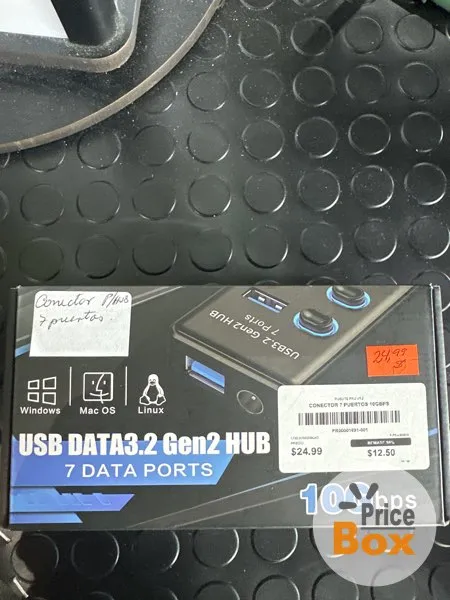 CONECTOR 7 PUERTOS 10GBPS