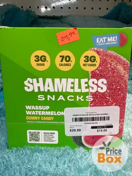 GOMITAS BAJAS EN GLUTEN SHAMELESS