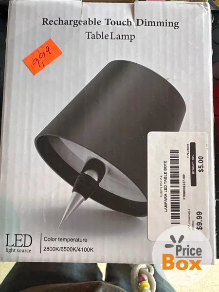 LAMPARA LED TABLE BOTE