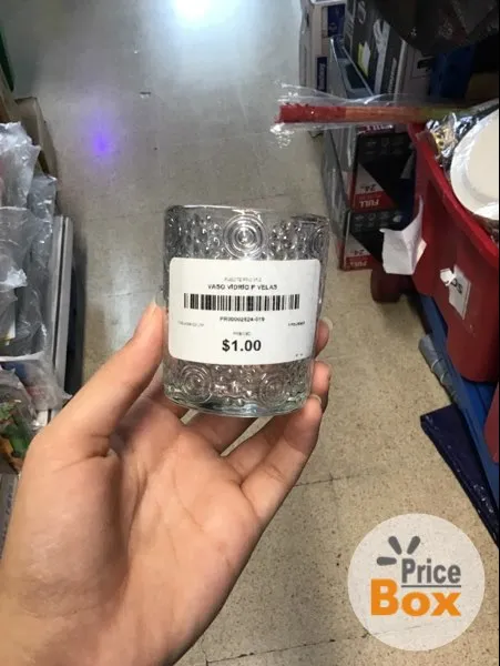 VASO VIDRIO P VELAS