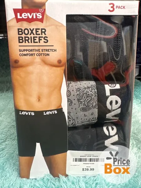 BOXER  LEVIS  3 PACK