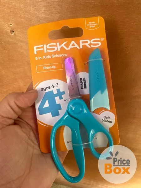 TIJERA FISKARS 4+ TURQ