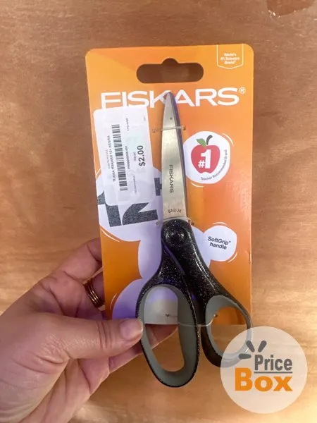 TIJERA FISKARS 12+ NEGRA