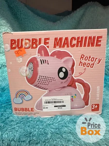 BURBUJERO UNICORNIO ELECTRICO