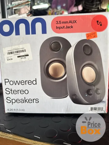 BOCINAS ONN POWERRED  STEREO