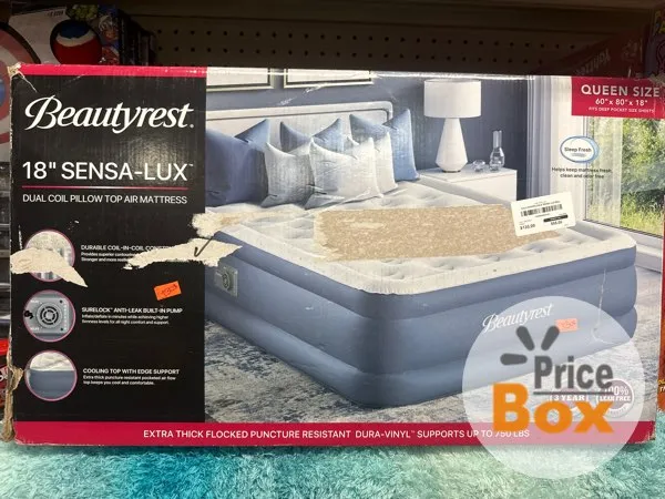 COLCHON INFLABLE SENSA LUZ BEAUTYREST QUEEN SIZE