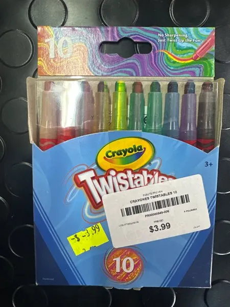 CRAYONES TWISTABLES 10